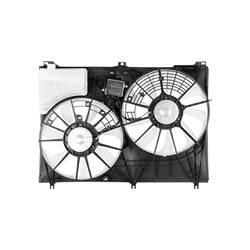 LKQ - '14-'19 Toyota Highlander Radiator And Condenser Fan Assembly With Two Fans Side By Side