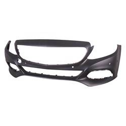 LKQ - '15-'18 Mercedes C-Class Front Bumper Cover