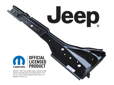 '97-'06 JEEP TJ FULL TORQUE BOX/FRONT FLOOR BRACE, PASSENGER'S SIDE - Image 1