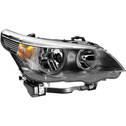 '04-'07 BMW 525i, '06-'07 BMW 525xi, '04-'07 BMW 530i, '06-'07 BMW 530xi, '04-'05 BMW 545i, '06-'07 BMW 550i Passenger Side Halogen Head Light Assembly