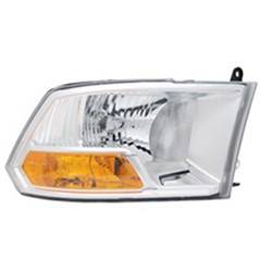 '09-'10 Dodge Ram 1500, '11-'12 Ram 1500, '11-'12 Ram 2500, '11-'12 Ram 3500, '11-'12 Ram 4500, '11-'12 Ram 5500 Passenger Side Head Light Assembly