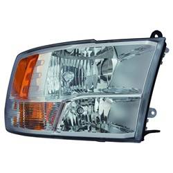 '13-'18 Ram 1500, '19-'24 Ram 1500 Classic, '13-'18 Ram 2500, '13-'18 Ram 3500 Passenger Side Halogen Headlight Assembly