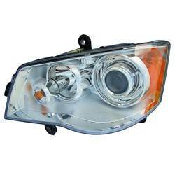 '08-'16 Chrysler Town & Country Driver Side Hid Type Head Light Lens And Housing