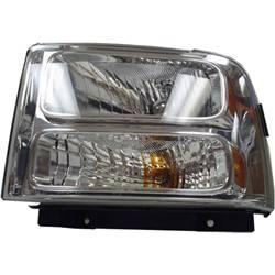 '05 Ford Excursion, '05-'07 Ford F-250 Super Duty, '05-'07 Ford F-350 Super Duty, '05-'07 Ford F-450 Super Duty, '05-'07 Ford F-550 Super Duty Driver Side Head Light Assembly