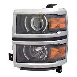 '14-'15 Chevrolet Silverado 1500 Driver Side Halogen Projector Style Headlight Assembly