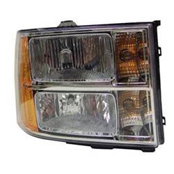 '07-'13 GMC Sierra 1500, '07-'14 GMC Sierra 2500 HD, '07-'14 GMC Sierra 3500 HD Passenger Side Head Light Assembly