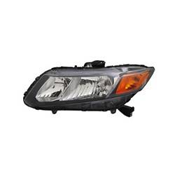 '12 Honda Civic Driver Side Head Light Assembly
