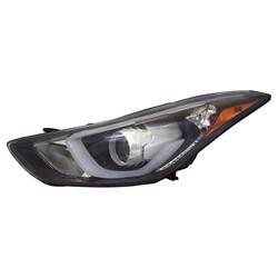 '14-'16 Hyundai Elantra Driver Side Projector Type Headlight Assembly