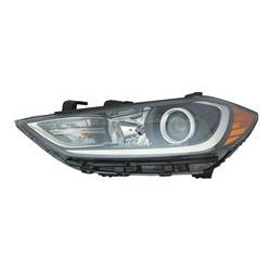 2017-2018 Hyundai Elantra Driver's Headlight Assembly