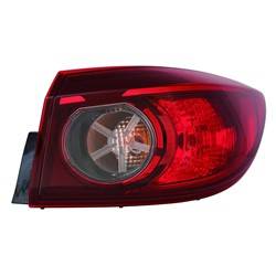 '14-'18 Mazda 3 Passenger Side Outer Tail Light Assembly