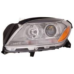 '15 Mercedes ML250, '12-'15 Mercedes ML350, '15 Mercedes ML400, '12-'14 Mercedes ML550, '12-'15 Mercedes ML63 AMG Driver Side Halogen Headlight Assembly