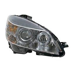 '08-'09 Mercedes C230, '10-'11 Mercedes C250, '08-'11 Mercedes C300, '08-'11 Mercedes C350 Passenger Side Bi-Xenon Head Light Assembly