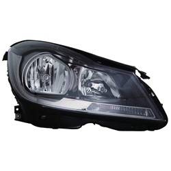 '12-'15 Mercedes C250, '12-'14 Mercedes C300, '12-'15 Mercedes C350, '12-'15 Mercedes C63 AMG Passenger Side Halogen Headlight Assembly