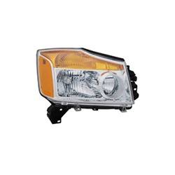 '08-'15 Nissan TITAN Passenger Side Head Light Assembly