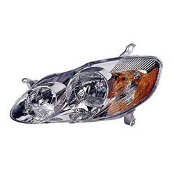 '03-'04 Toyota Corolla Driver Side Head Light Assembly