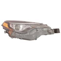 2017-2019 Toyota Corolla Passenger's Headlight Assembly