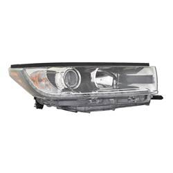 2017-2018 Toyota Highlander Passenger's Headlight Assembly