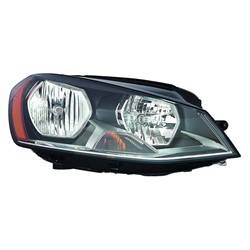 2015 Volkswagen Golf Passenger's Headlight Assembly