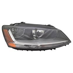 2017-2018 Volkswagen Jetta Passenger's Headlight Assembly