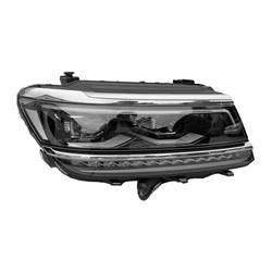 2018-2021 Volkswagen Tiguan Passenger's Headlight Assembly
