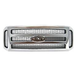 '05 Ford Excursion, '05-'07 Ford F-250 Super Duty, '05-'07 Ford F-350 Super Duty, '05-'07 Ford F-450 Super Duty, '05-'07 Ford F-550 Super Duty Grille