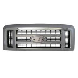 '08-'14 Ford E-150, '08-'14 Ford E-250, '08-'24 Ford E-350 Super Duty, '08-'24 Ford E-450 Super Duty Grille