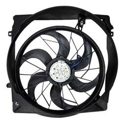'05 Jeep Liberty Rad Fan Assembly For Models With 3.7l V6 Without Heavy Duty Cool