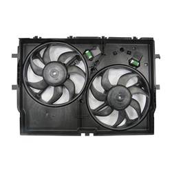 '14-'22 Ram ProMaster 1500, '14-'22 Ram ProMaster 2500, '14-'22 Ram ProMaster 3500 Radiator And Condenser Fan Assembly With Two Fans Side By Side