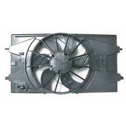 '06-'08 Chevrolet Cobalt, '07-'08 Pontiac G5 Radiator And Condenser Fan Assembly With Two Fans Side By Side