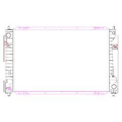 '08-'12 Ford Escape, '08-'11 Mercury Mariner, '08-'11 Mazda Tribute Radiator
