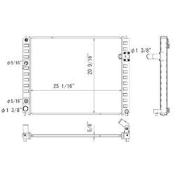 '08-'12 INFINITI EX35, '13 INFINITI EX37, '09-'12 INFINITI FX35, '14-'15 INFINITI QX50 Radiator