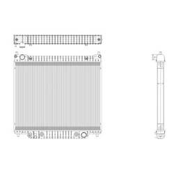 '08-'14 Ford E-150, '08-'14 Ford E-250, '08-'14 Ford E-350 Super Duty, '08-'14 Ford E-450 Super Duty Radiator