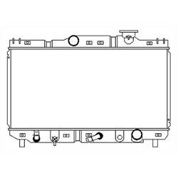 '92-'95 Toyota Paseo, '91-'94 Toyota Tercel Radiator