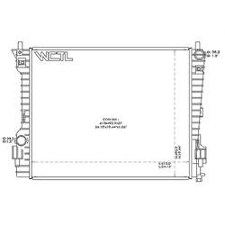 '11-'14 Ford Mustang Radiator