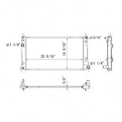 '12-'17 Mazda 5 Radiator