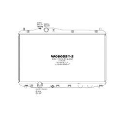 '13-'15 Acura ILX, '12-'15 Honda Civic Radiator