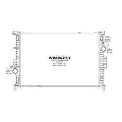 '13-'19 Ford Escape, '14-'18 Ford Transit Connect Radiator For Models With 1.6l/2.0l/2.5l L4