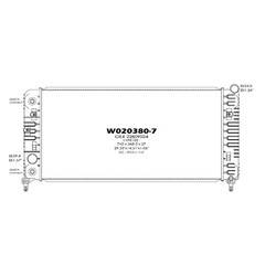'12-'13 Chevrolet Impala, '14-'16 Chevrolet Impala Limited Radiator