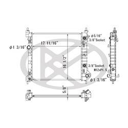 '13-'15 Chevrolet Spark Radiator