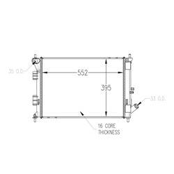 '12-'13 Hyundai Elantra, '13 Hyundai Elantra Coupe, '14-'15 Kia Forte, '14 Kia Forte Koup, '12-'13 Kia Soul Radiator