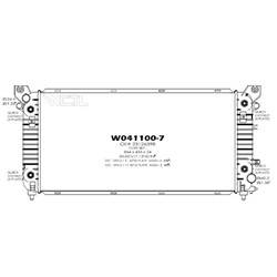 '14-'18 Chevrolet Silverado 1500, '14-'18 GMC Sierra 1500, '19 GMC Sierra 1500 Limited Radiator