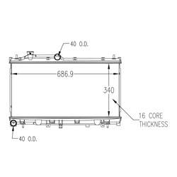 '14-'18 Subaru Forester Radiator
