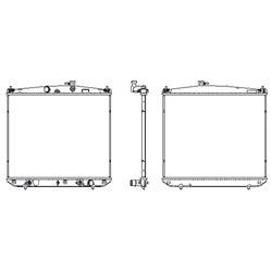'16-'22 Lexus RX350, '18-'22 Lexus RX350L, '16-'22 Lexus RX450h, '18-'22 Lexus RX450hL Radiator