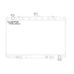 '00-'01 INFINITI I30, '02-'04 INFINITI I35, '00-'03 Nissan Maxima Radiator