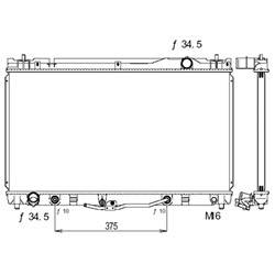 '02-'03 Lexus ES300, '04-'06 Lexus ES330, '02-'06 Toyota Camry, '02-'08 Toyota Solara Radiator