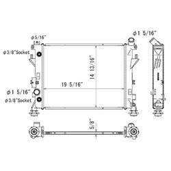 '06-'09 Pontiac Solstice, '07-'09 Saturn Sky Radiator