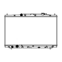 '10-'13 Acura TSX, '08-'12 Honda Accord, '10-'11 Honda Accord Crosstour, '12 Honda Crosstour Radiator